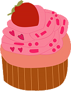 strawberry-cupcake